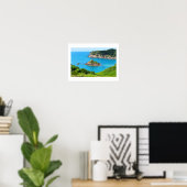 Poster baie de Portelet, Jersey (Bureau à domicile)