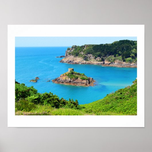 Poster baie de Portelet, Jersey (Devant)