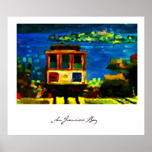 Poster Baie de San Francisco (Devant)