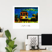Poster Baie de San Francisco (Bureau à domicile)