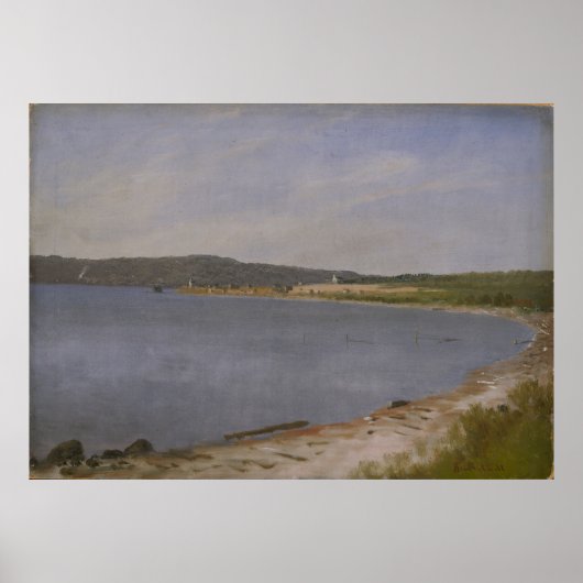 Poster Baie de San Francisco par Albert Bierstadt (Devant)