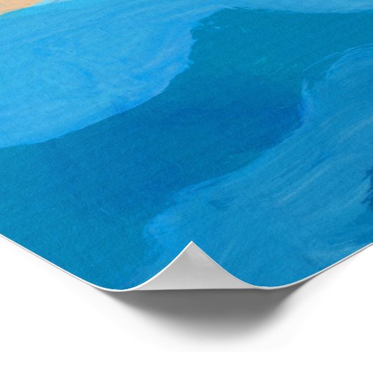 Poster Baie de Tassie - Paysage côtier de Tasmanie (Coin)