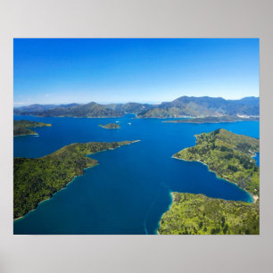 Poster Baie de Torea, détroit de Queen Charlotte, Marlbo