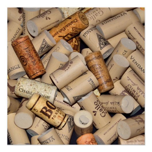 Poster Baie de Vins Corks (Devant)