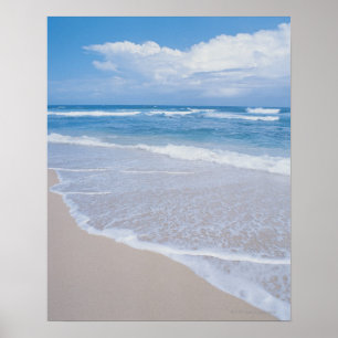 Poster Baie de Waimea, Oahu, îles hawaïennes