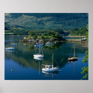 Poster Baie des Évêques, Loch Leven, Ballachullish,