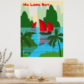 Poster Baie d'Ha Long, Vietnam (Cuisine)