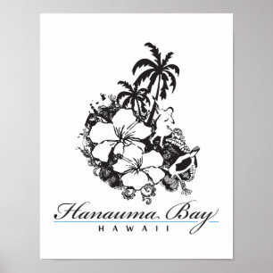 Poster Baie d'Hawaï Hanauma