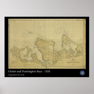 Poster Baie d'huître - 1920