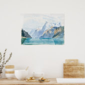 Poster Baie d'Uri de Sargent, Brunnen (Cuisine)