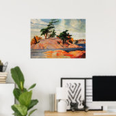 POSTER BAIE GÉORGIENNE DE L'ÎLE (Bureau à domicile)