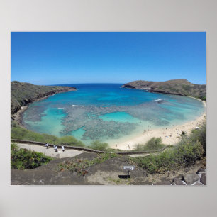 Poster Baie Hawaï de Hanauma