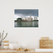 Poster Baie Marina de Singapour (Cuisine)