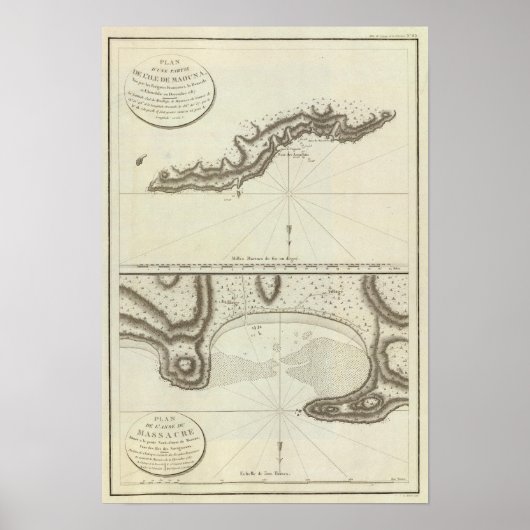 Poster Baie Massacre, Îles Samoans 2 (Devant)