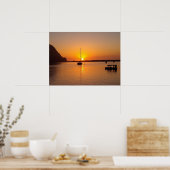 Poster Baie Morro au coucher du soleil (Cuisine)