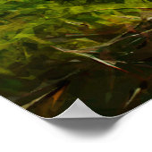 Poster Baie sur la route vers Hana Maui Hawaii Abstrait (Coin)