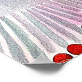 Poster Baies d'eau Red Christmas Berries (Coin)