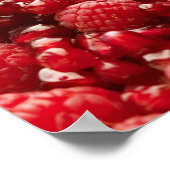 Poster Baies rouges saines et nutritives (Coin)