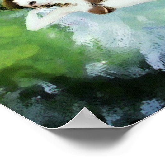 Poster Baignade avec Saumon (Coin)