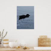 Poster Baignade dans le lac Citation inspirante (Cuisine)