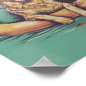 Poster Baignade de chien, Chien amusant .Chien, Chiens (Coin)