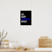 Poster Baignade Et Baigneurs Design Cadeau Été (Cuisine)