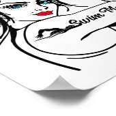 Poster Baignade Nage Mère Mère Rosie Le Riveter Pin Up (Coin)