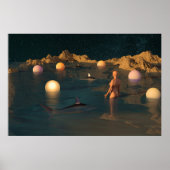 Poster Baignade Nocturne (Devant)