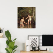 Poster Baignades, 1873 (Bureau à domicile)