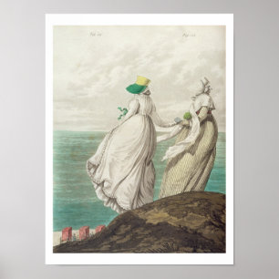 Poster Baignant l'endroit, de la "galerie de la mode",