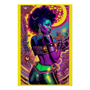 Poster Baigné dans la poussière d'étoiles mourantes