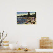 Poster Baigneurs sur la plage de Bathing Cove (Cuisine)