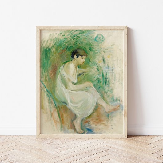 Poster Baigneuse en Chemise | Berthe Morisot