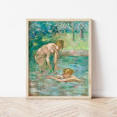 Poster Baigneuses | Berthe Morisot