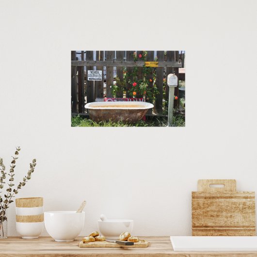 Poster Baignoire abandonné (Cuisine)