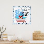 Poster Baignoire Baignoire Bain Carton Chat Salle de bain (Cuisine)