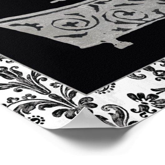 Poster Baignoire et blanche (Coin)