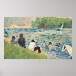 Poster Baignoires à Asnières - Georges Seurat Beaux-Arts