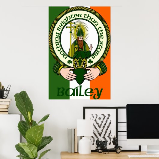 Poster Bailey Clan Motto (Bureau à domicile)