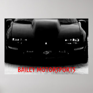POSTER BAILEY MOTORSPORTS 95Z28