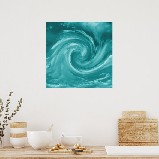 Poster Bain à remous dans la mer.... (Cuisine)