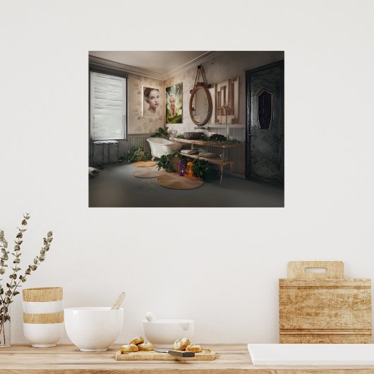 Poster Bain Bohémien (Cuisine)