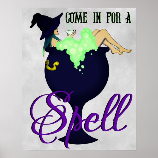 Poster Bain Cauldron Relaxant (Devant)