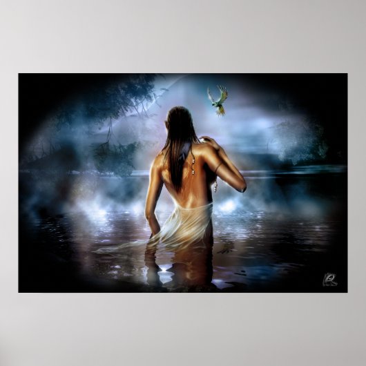 Poster Bain clair de lune (Devant)