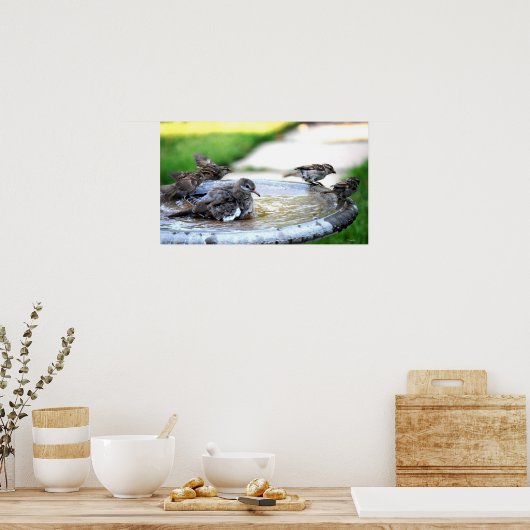 Poster Bain Communal (Cuisine)