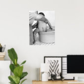 Poster Bain de bébé (Bureau à domicile)