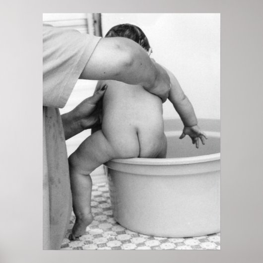 Poster Bain de bébé (Devant)
