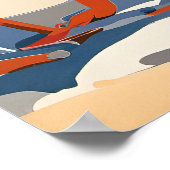 Poster Bain De Soleil Sur La Riviera Imprimer (Coin)