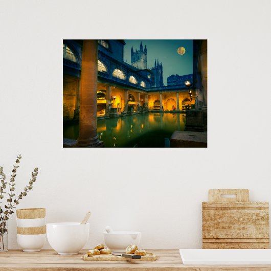 Poster Bain la nuit (Cuisine)