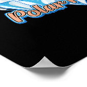 Poster Bain Polaire Plongée Ice Jump Funny Ours Polaire B (Coin)